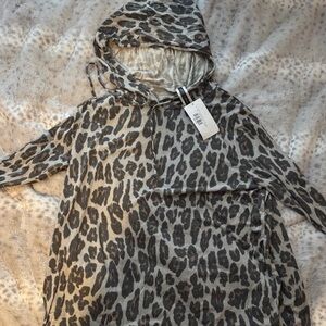 Leopard Print Women's Hoodie